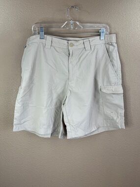 Casual Men's Cargo Shorts in Light Beige